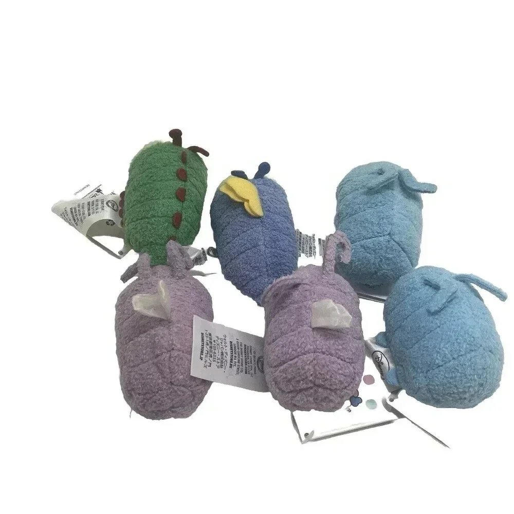 DISNEY TSUM PLUSH SET OF 6 A BUGS LIFE FLIK PRINCESS DOT HEIMLICH RETIRED RARE